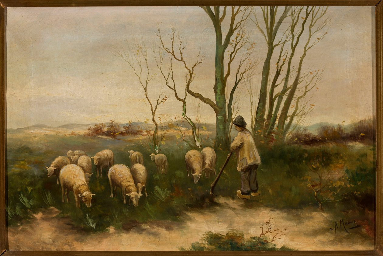 Pastore e pecore da Anton Mauve