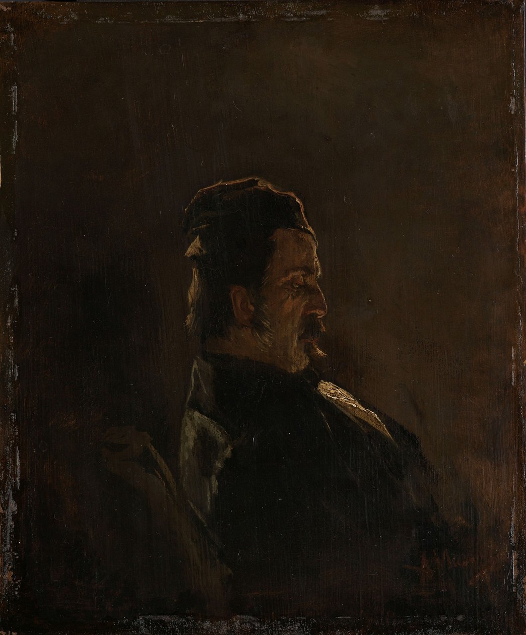 Ritratto di Pieter Frederik van Os, pittore da Anton Mauve