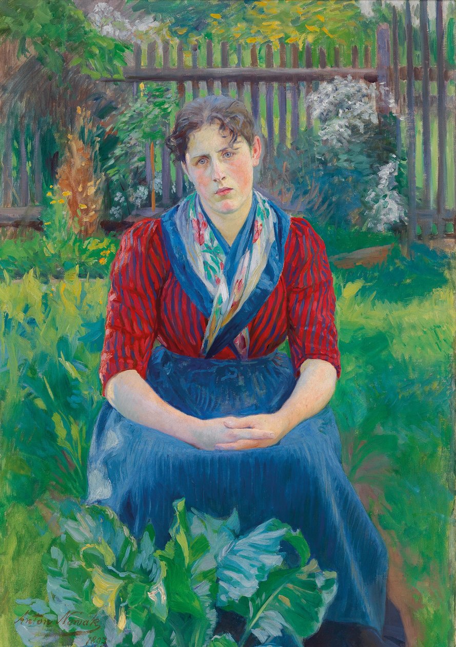 La ragazza di campagna della Wachau da Anton Nowak
