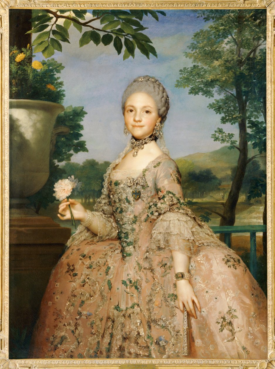 Marie-Louise de Parme, moglie del cugino ... da Anton Raphael (attr. to) Mengs