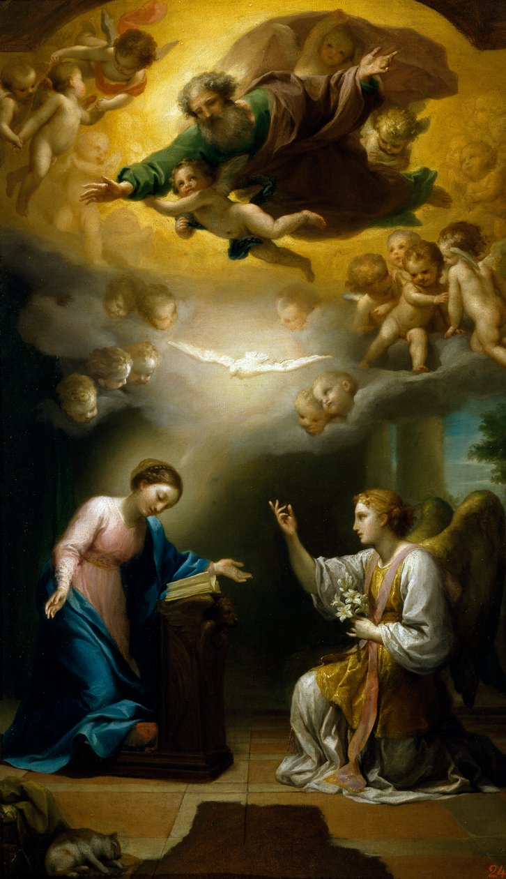 Annunciazione, di Anton Raphael Mengs, circa 1767 da Anton Raphael Mengs