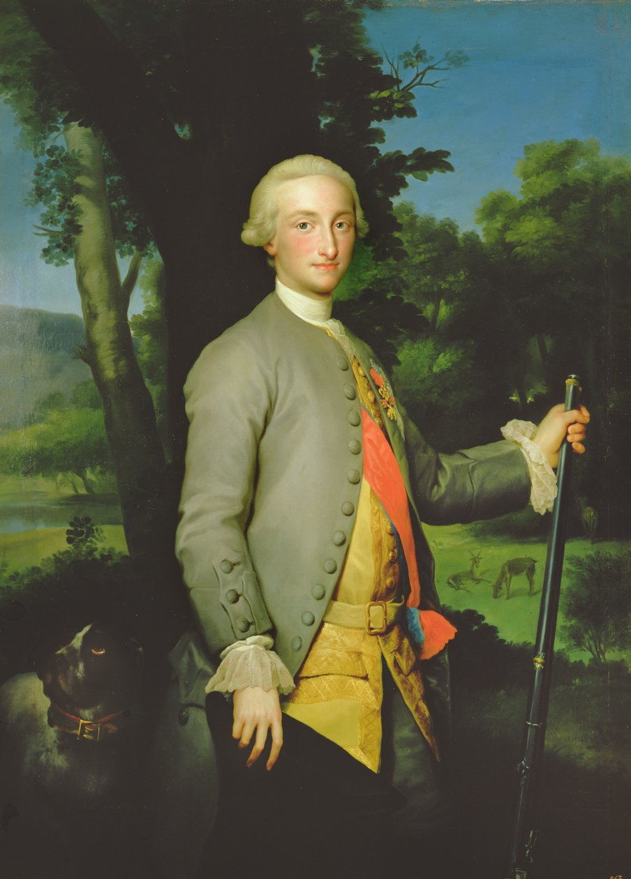 Carlo di Borbone, Principe delle Asturie da Anton Raphael Mengs