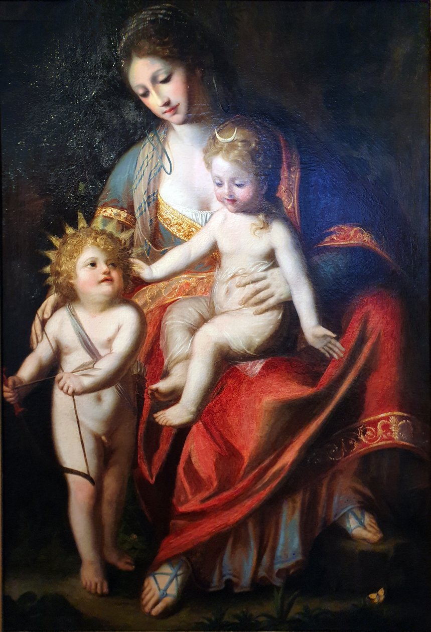 Latona con i figli Apollo e Diana da Anton Raphael Mengs