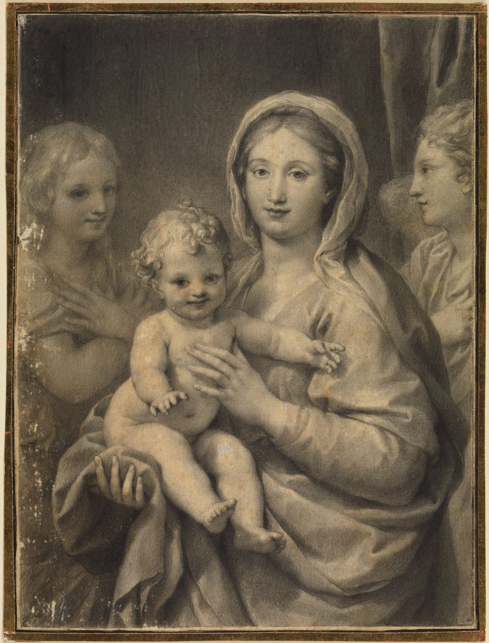 Madonna con il Bambino e due angeli da Anton Raphael Mengs