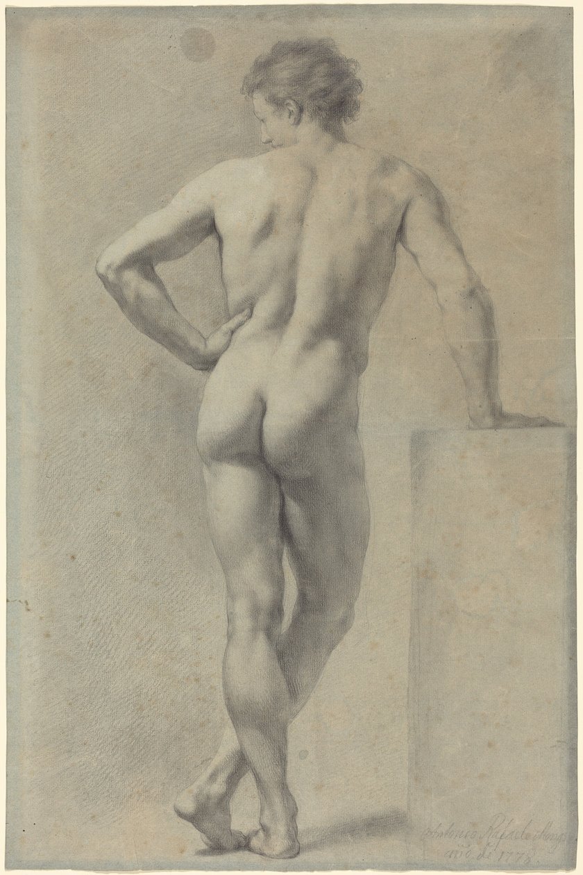 Studio di nudo maschile da Anton Raphael Mengs