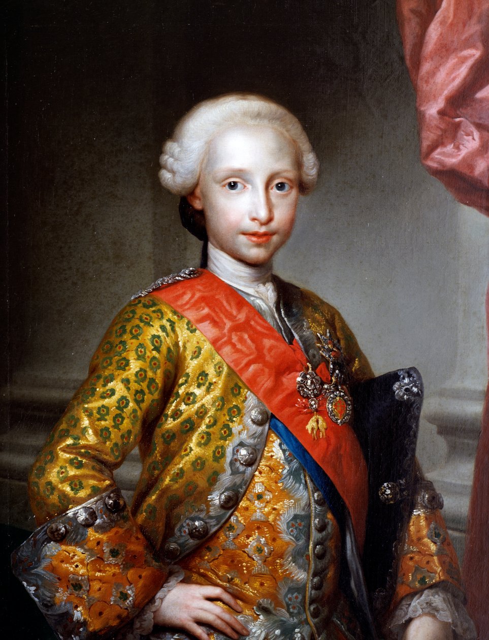 Ritratto di Antonio Pascual de Borbón y Wettin (Caserta) da Anton Raphael Mengs
