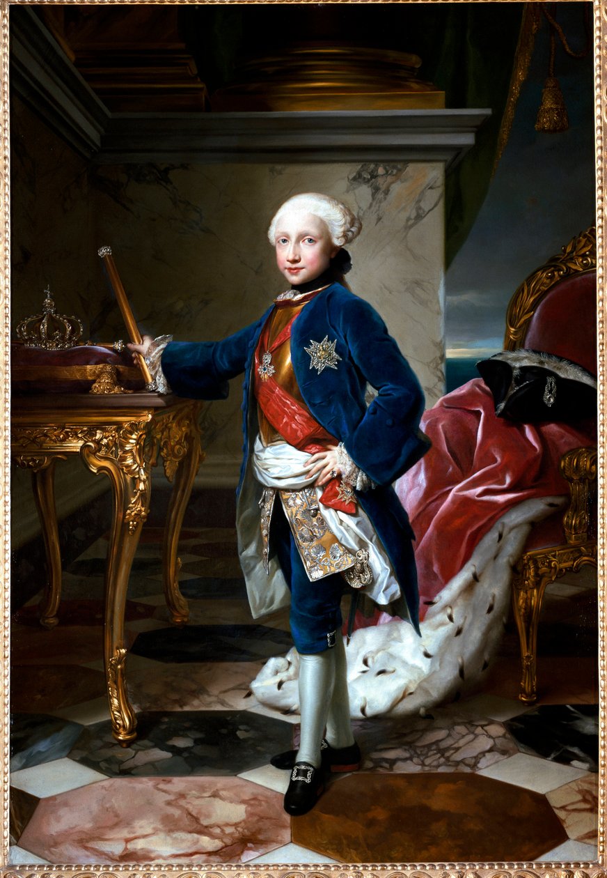 Ritratto di Ferdinando I di Borbone o Ferdinando IV, Re di Napoli, all