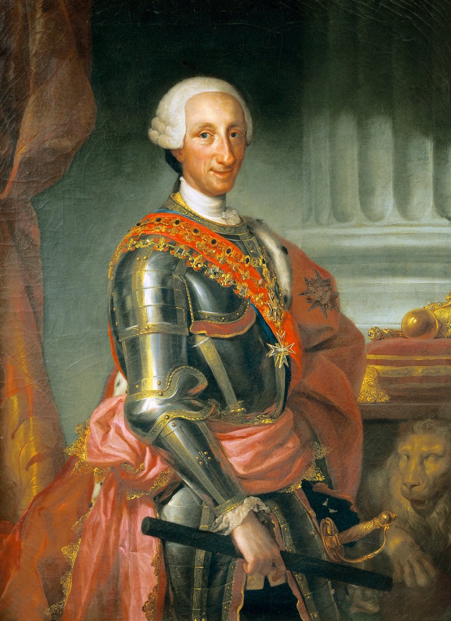 Ritratto di Re Carlo III di Spagna, di Anton Raphael Mengs, circa 1765 da Anton Raphael Mengs