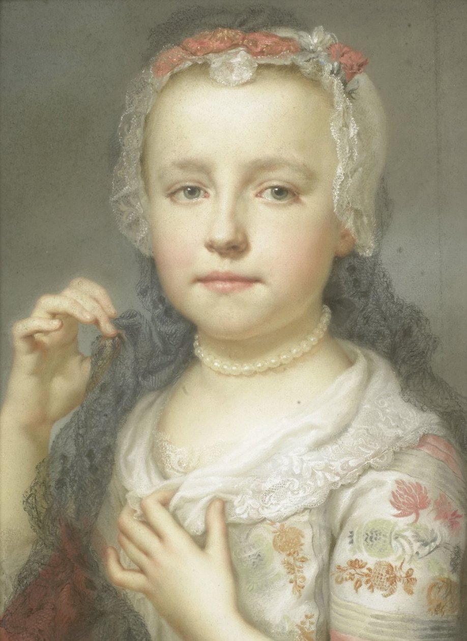 Ritratto di una giovane ragazza, probabilmente Julie Carlotta Mengs, sorella dell