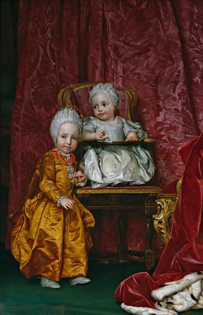 Spagnolo:  Los archiduques Fernando y María Ana de Austria Arciduca Ferdinando e Arciduchessa Maria Anna d