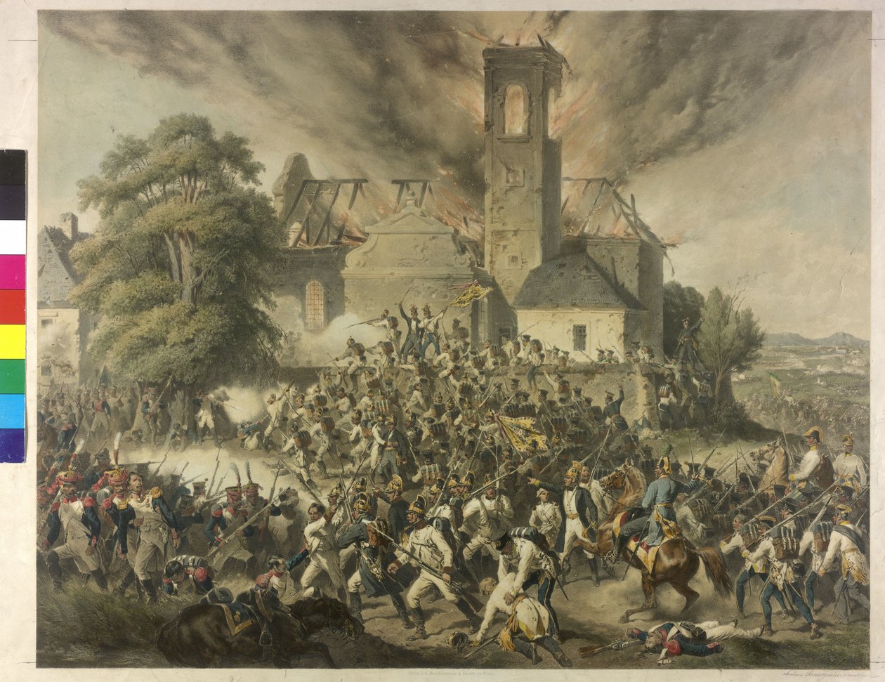 Battaglia di Aspern 1809 da Anton Strassgschwandtner
