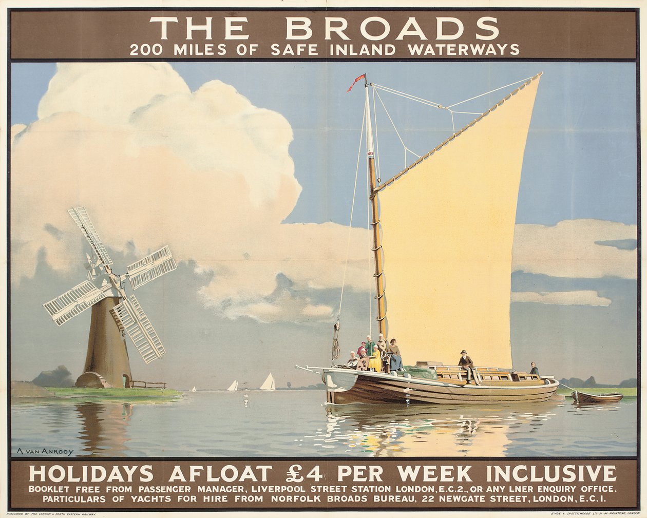 Le Broads: Vacanze Galleggianti da Anton Van Anrooy