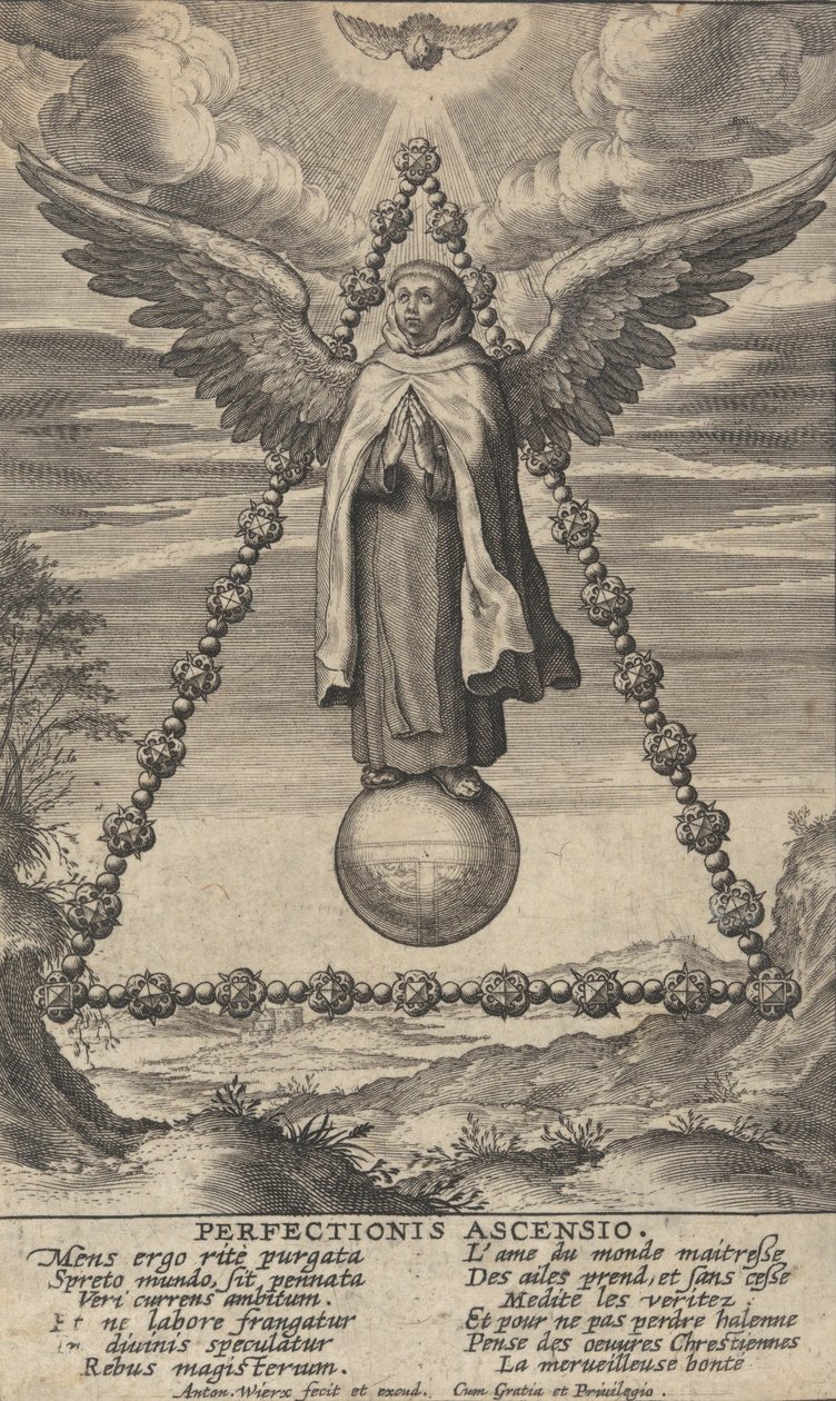 Perfectionis Ascensio, dalla Vita di San Giovanni della Croce da Anton Wierix