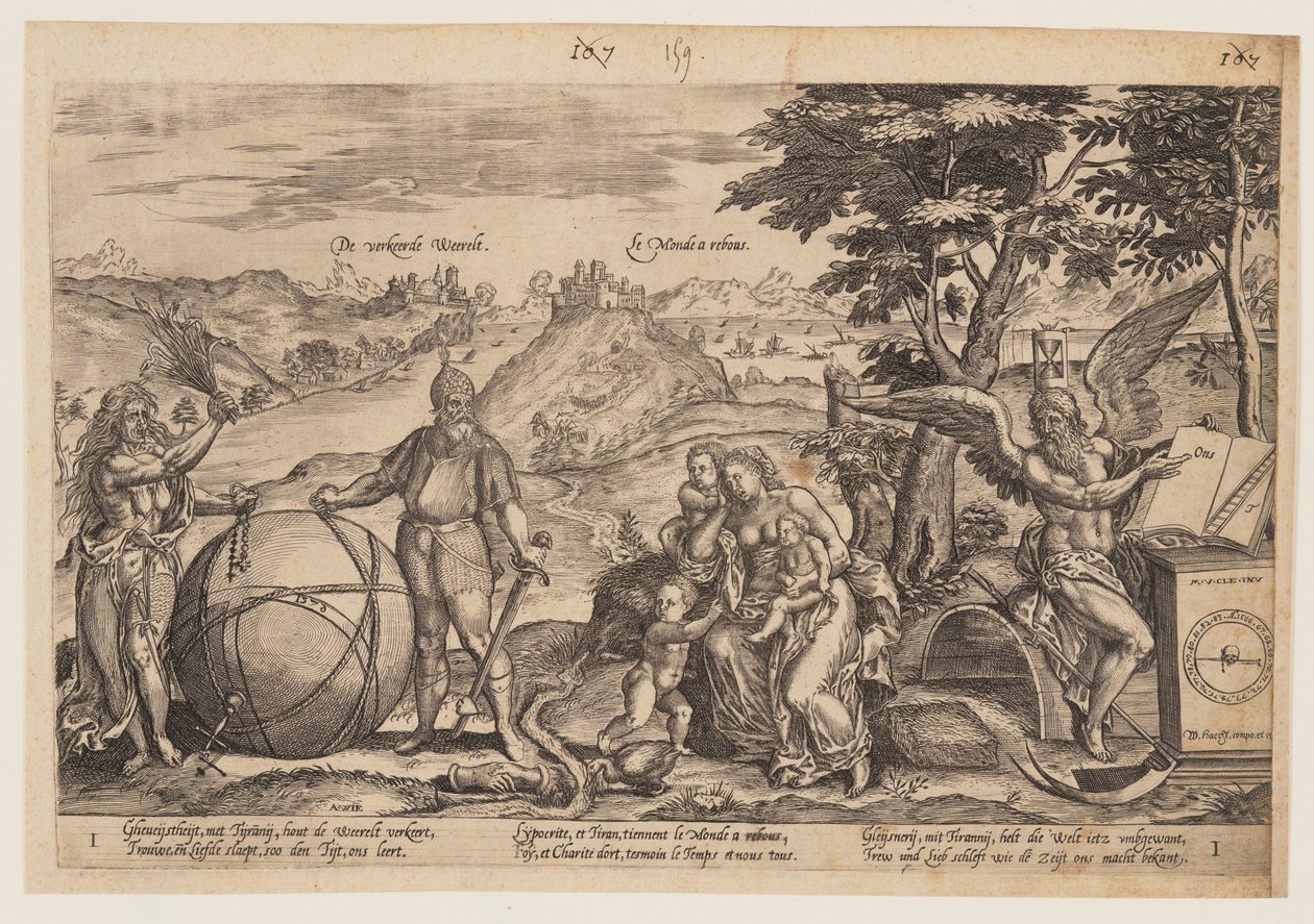 Il mondo alla rovescia da Anton Wierix