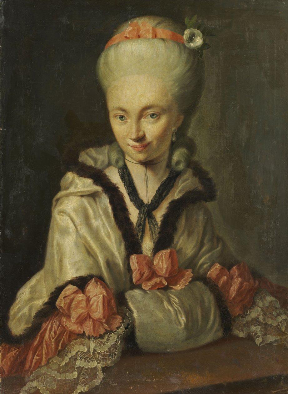 Anton Wilhelm Tischbein - Auguste Friederike contessa di Ysenburg-Büdingen da Anton Wilhelm Tischbein