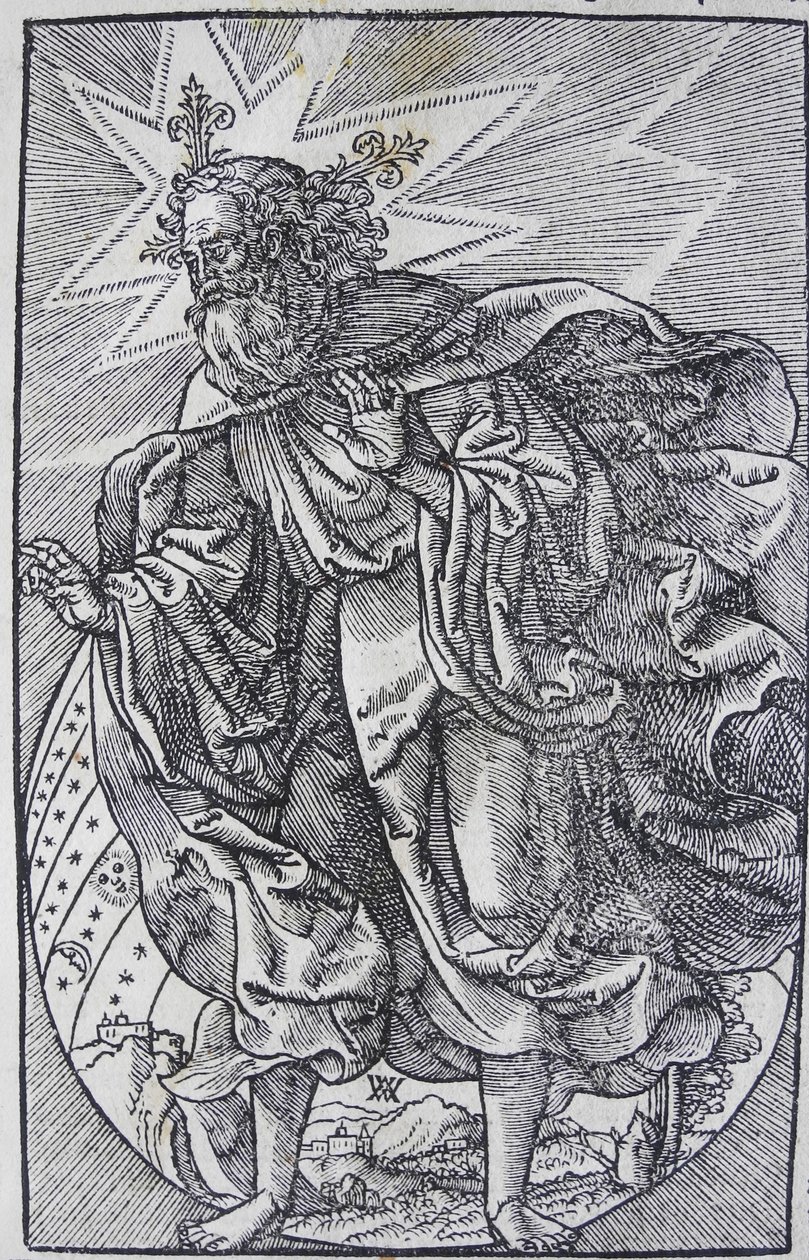 La Creazione del Mondo, dalla Bibbia di Worms, 1529 da Anton Woensam