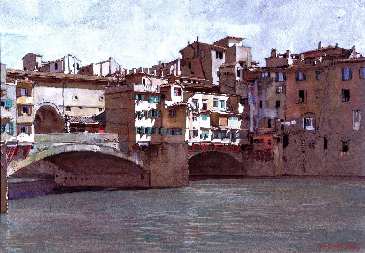 Ponte Vecchio, Firenze da Anton Van Anrooy