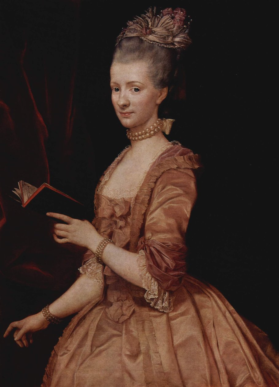 Ritratto di donna da Anton von Maron