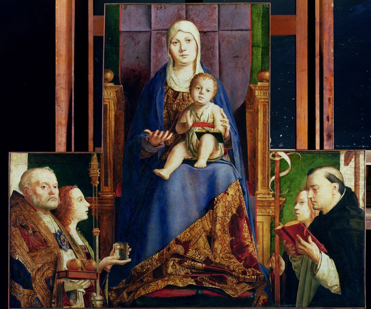 Madonna con San Nicola di Bari da Antonello da Messina
