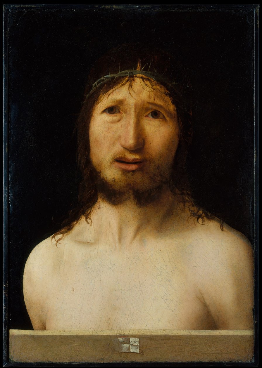 Cristo coronato di spine da Antonello da Messina