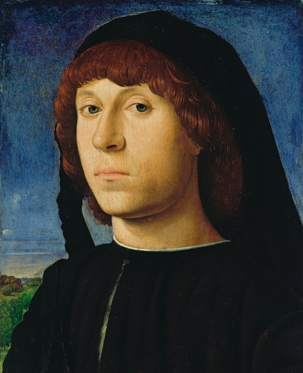 Tedesco: Bildnis eines jungen Mannes Ritratto di un giovane uomo da Antonello da Messina
