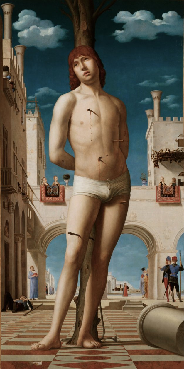 Tedesco: Hl. Sebastian da Antonello da Messina