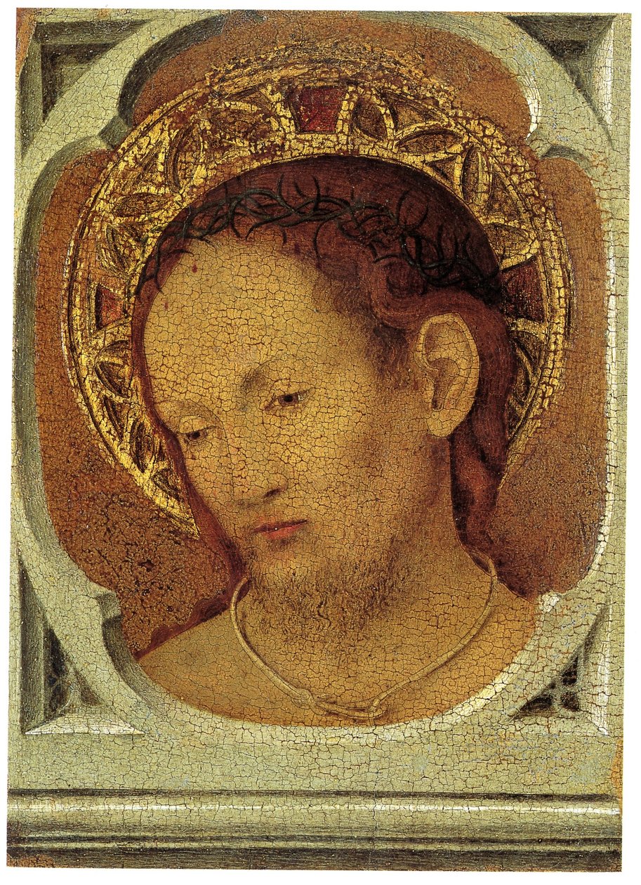 Museo regionale di messina, antonello da messina, madonna col bambino e cristo in pietà 02 da Antonello da Messina
