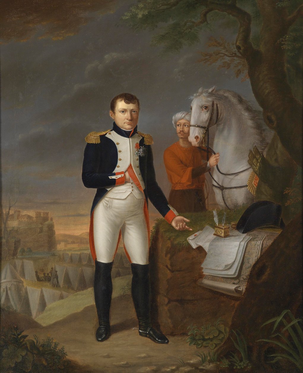 Napoleone nella notte dopo la battaglia di Ebelsberg, 3-4 maggio 1809 da Antoni Jan Blank