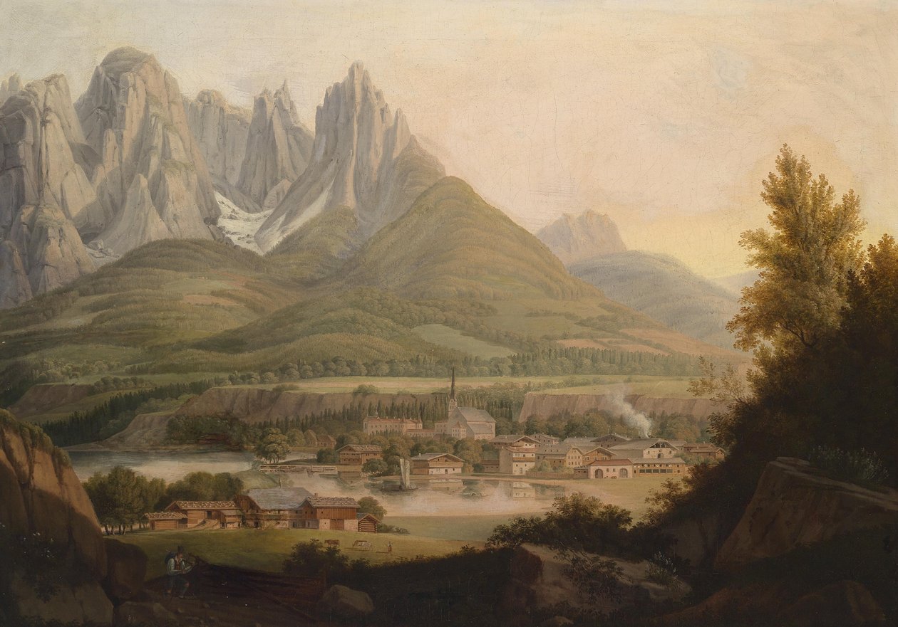 Città sulla riva del fiume da Antoni Lange