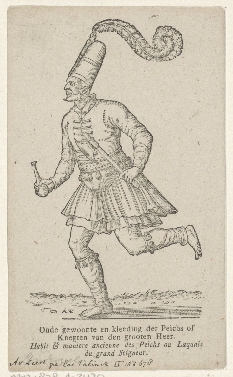 Uomo in abiti orientali da Antoni van Leest