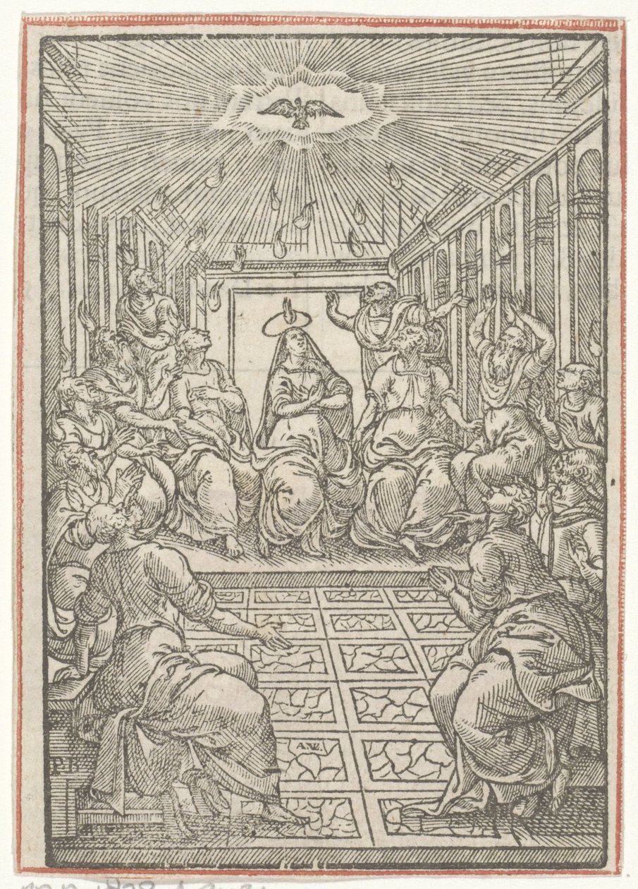 Discesa dello Spirito Santo da Antoni van Leest