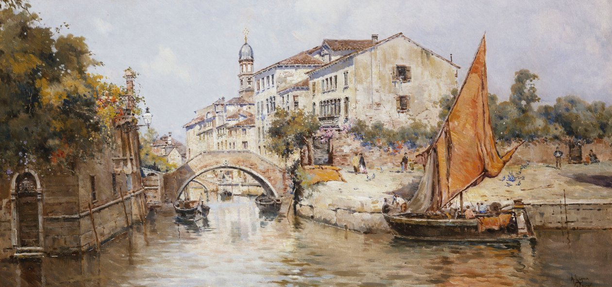 Un canale veneziano da Antonia Maria de Reyna Manescau