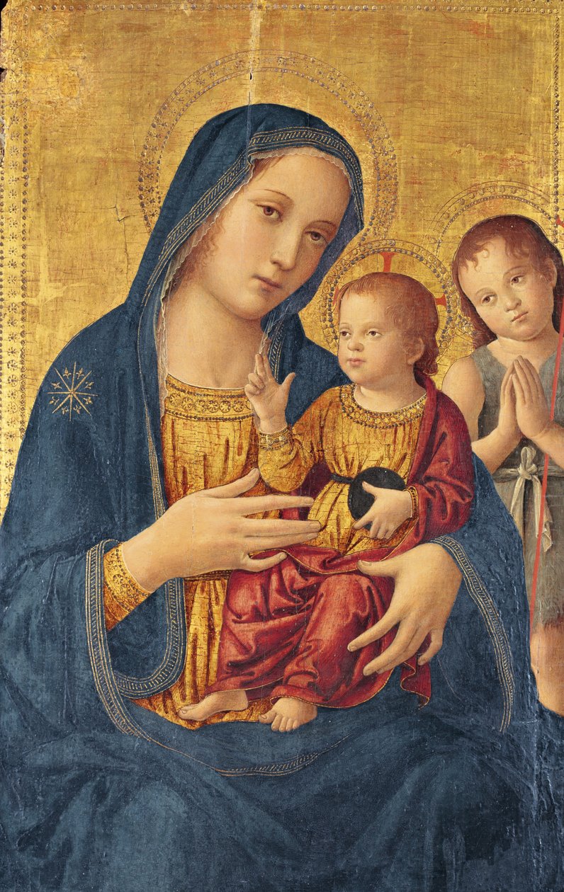 Vergine e Bambino con San Giovanni Battista da Antoniazzo Romano