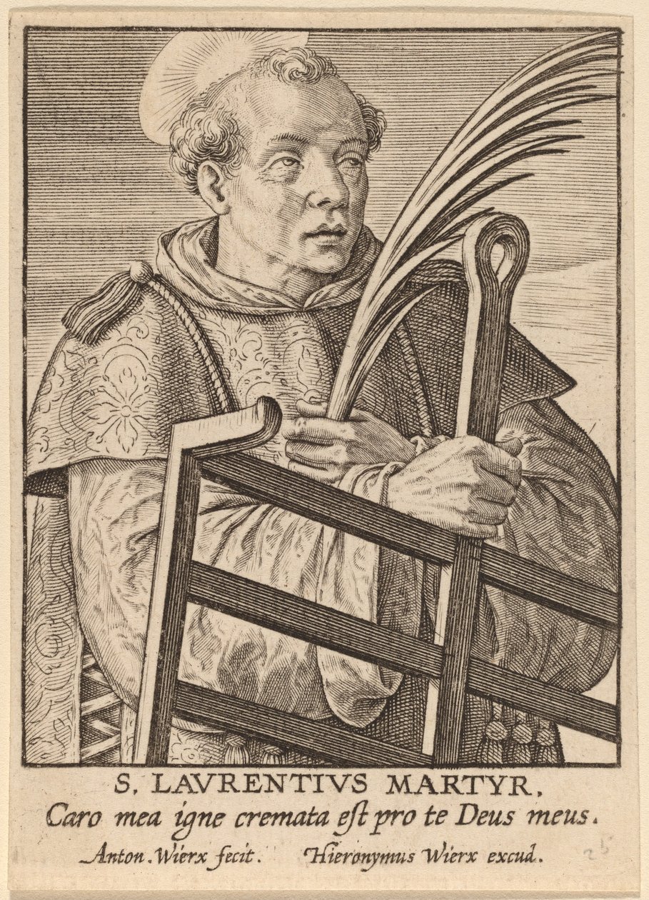 San Lorenzo Martire da Antonie Wierix