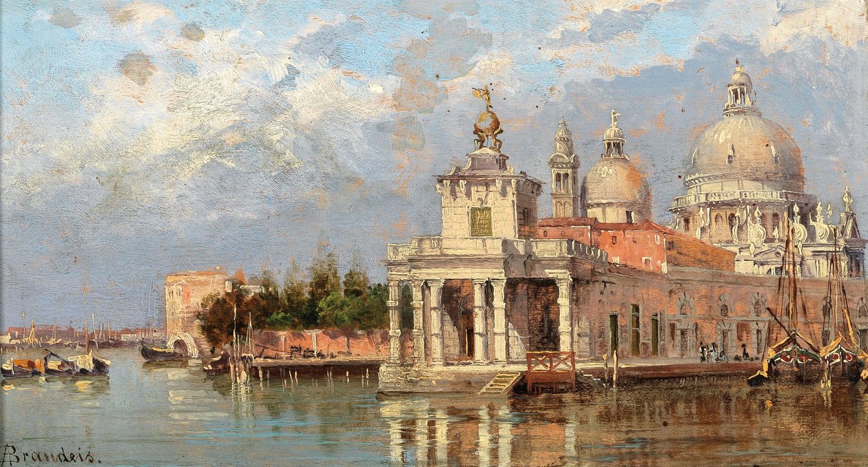 Antonietta Brandeis Dogana and Santa Maria della Salute da Antonietta Brandeis
