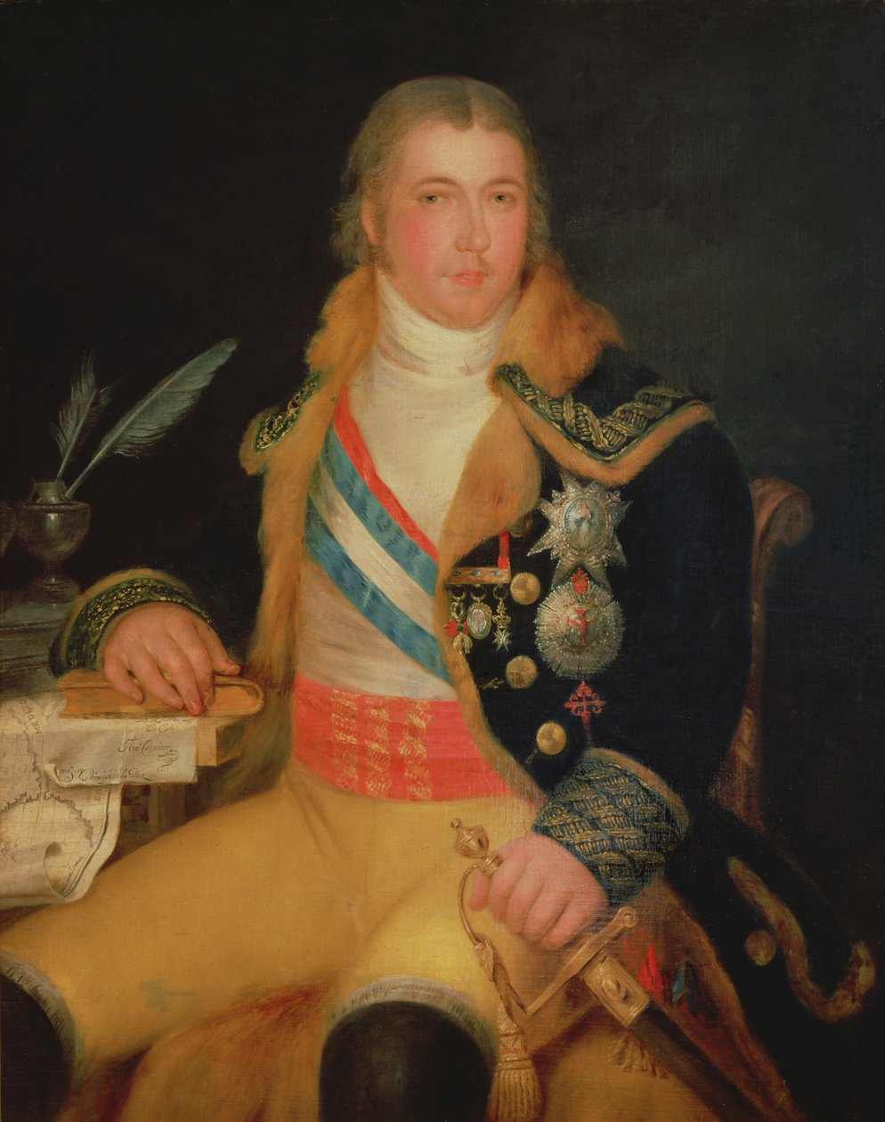 Ritratto di Manuel Godoy da Antonio Carnicero