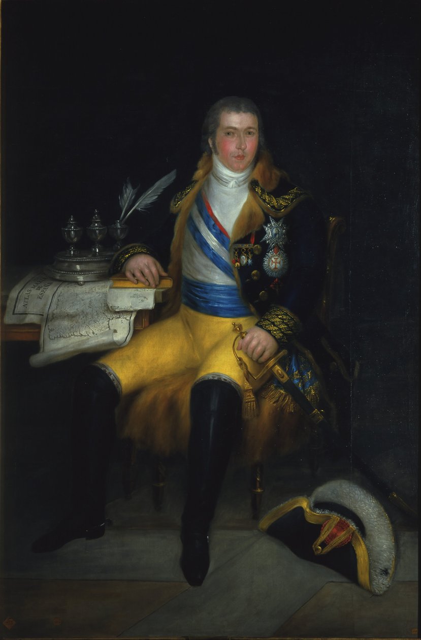 Ritratto di don Manuel Godoy da Antonio Carnicero