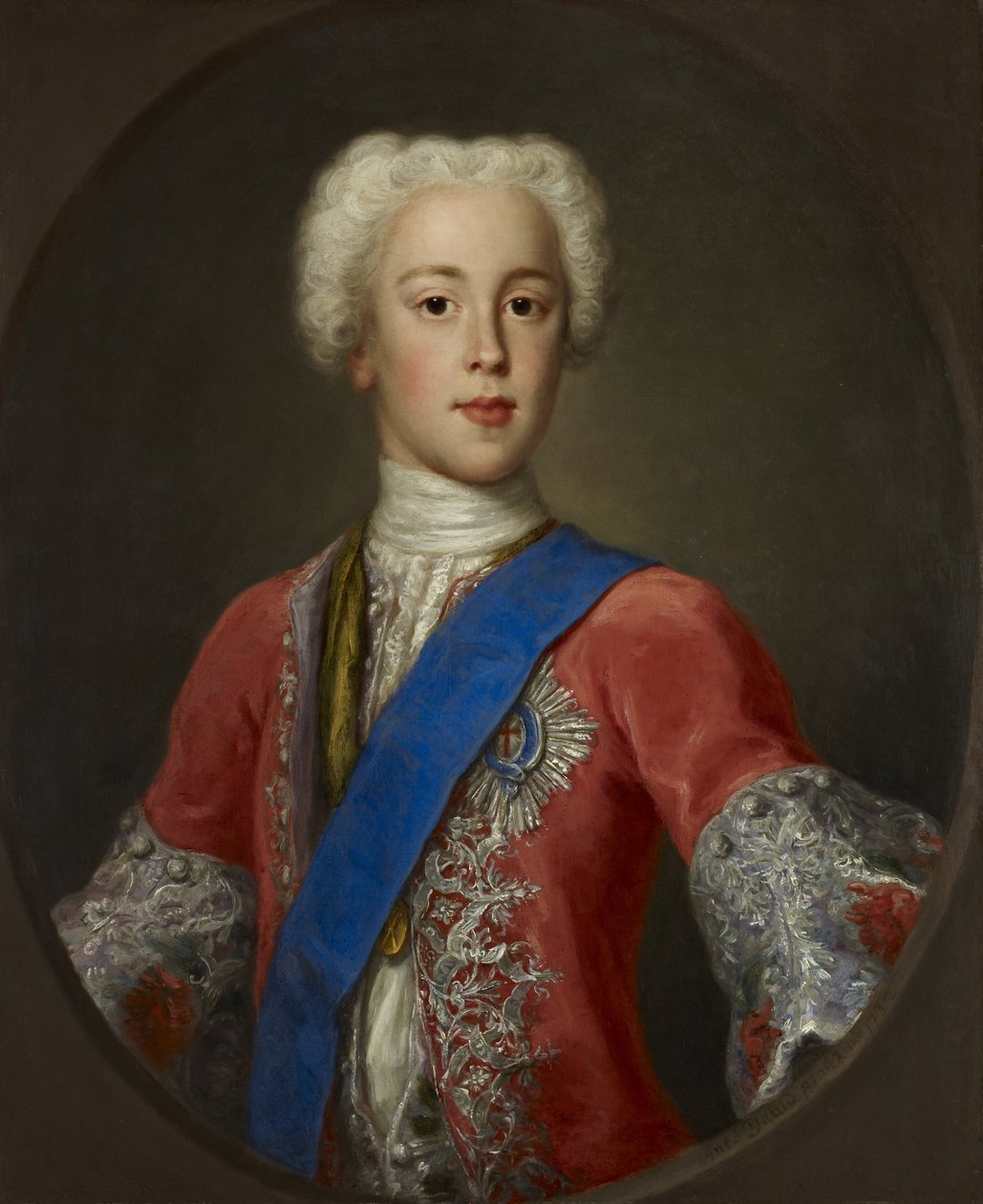 Principe Carlo Edoardo Stuart, 1720 - 1788. Figlio maggiore del Principe Giacomo Francesco Edoardo Stuart da Antonio David