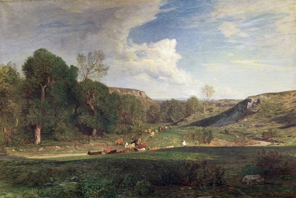 La nuvola di pioggia da Antonio Fontanesi