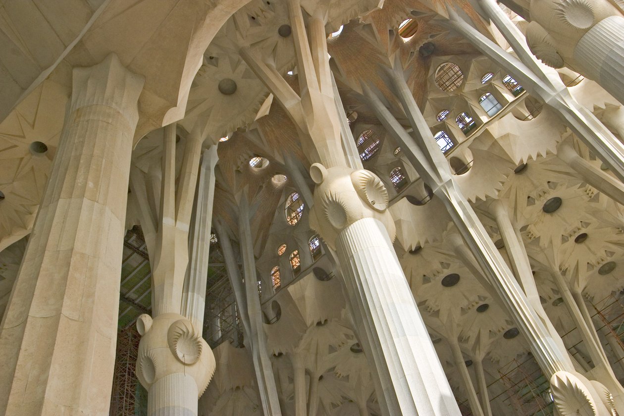 Interno del Soffitto da Antonio Gaudi