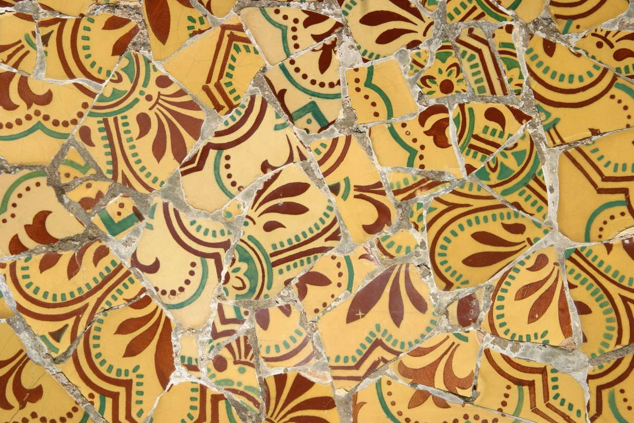 Piastrella in ceramica, 1900-14 da Antonio Gaudi