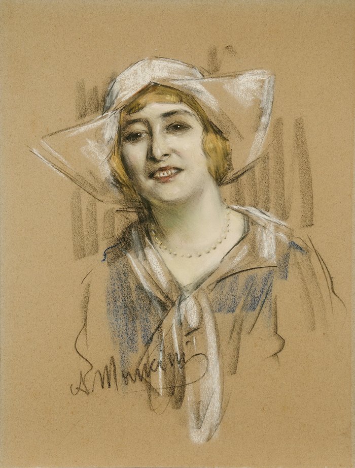 Ritratto di una signora da Antonio Mancini
