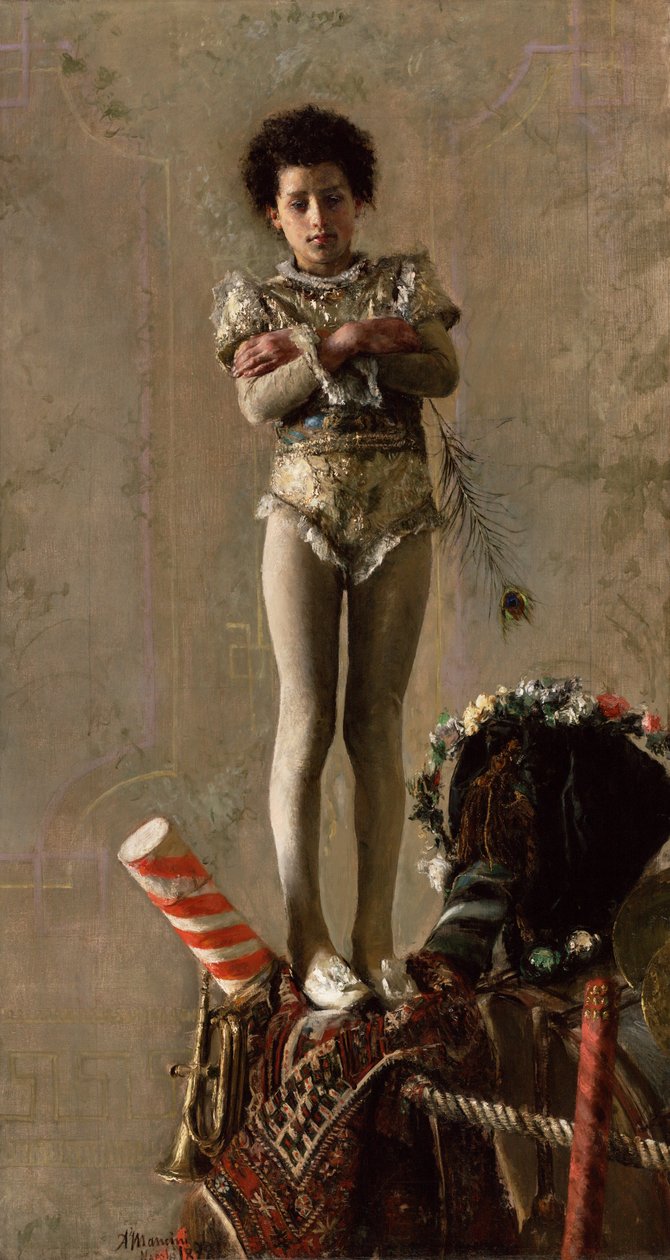 Il saltimbanco da Antonio Mancini
