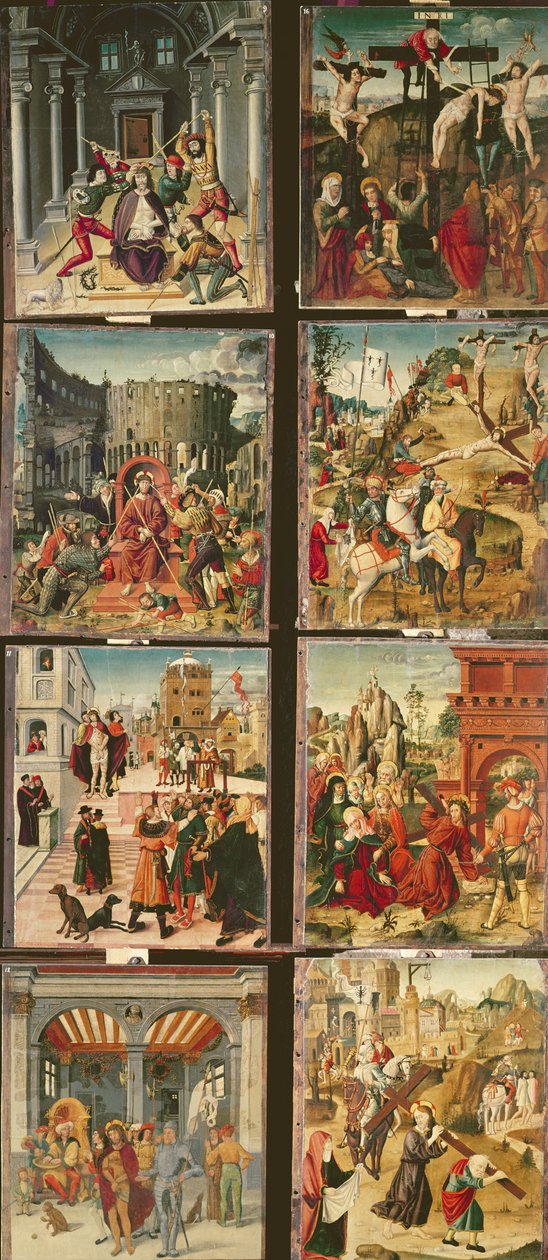 Pannello destro del Retablo della Passione, 1517-20 da Antonio Ronzen