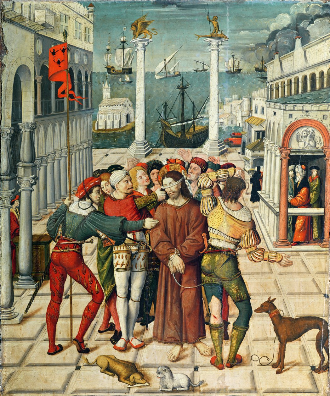 La derisione di Cristo, dall