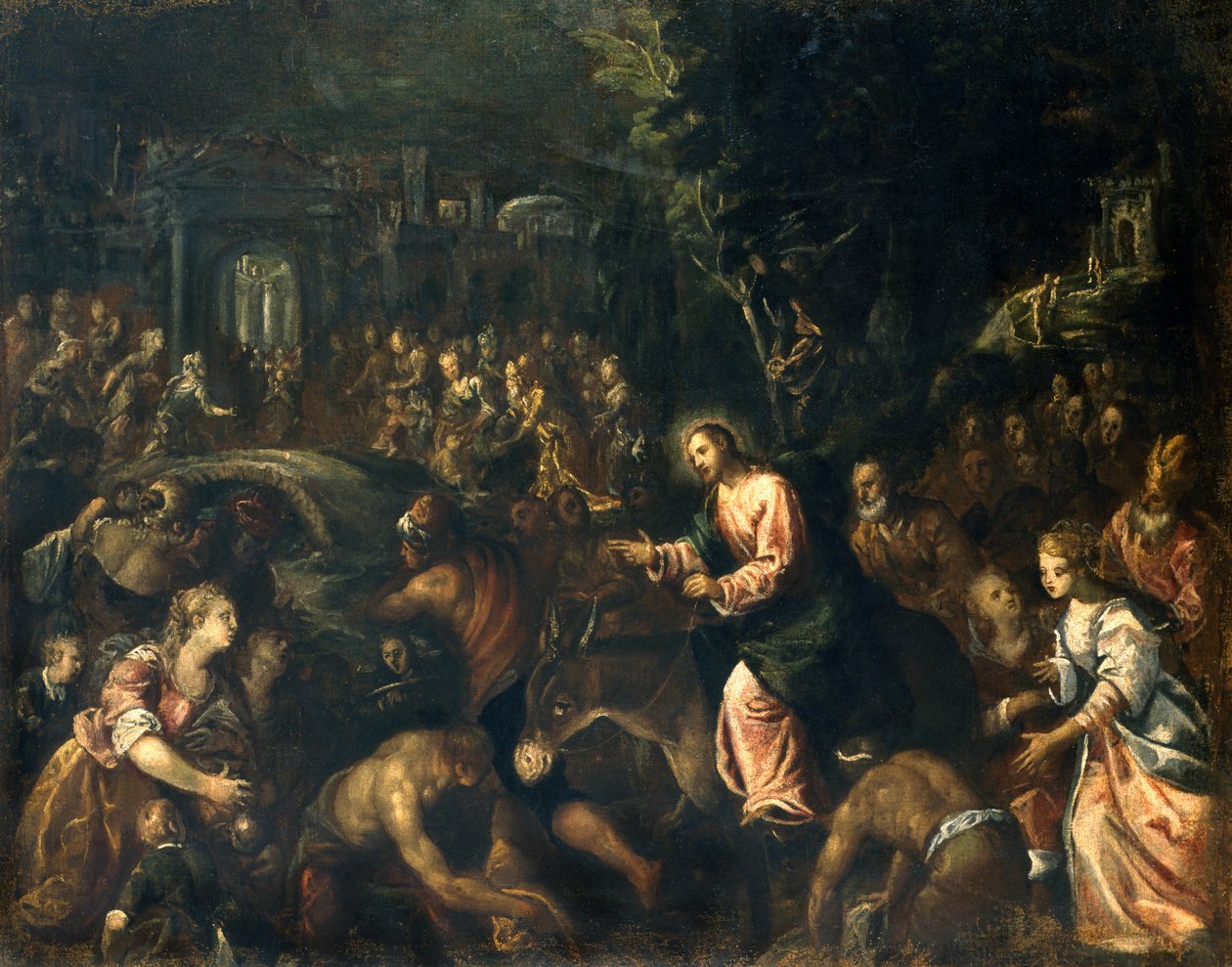 Ingresso di Gesù a Gerusalemme da Antonio Vicentino