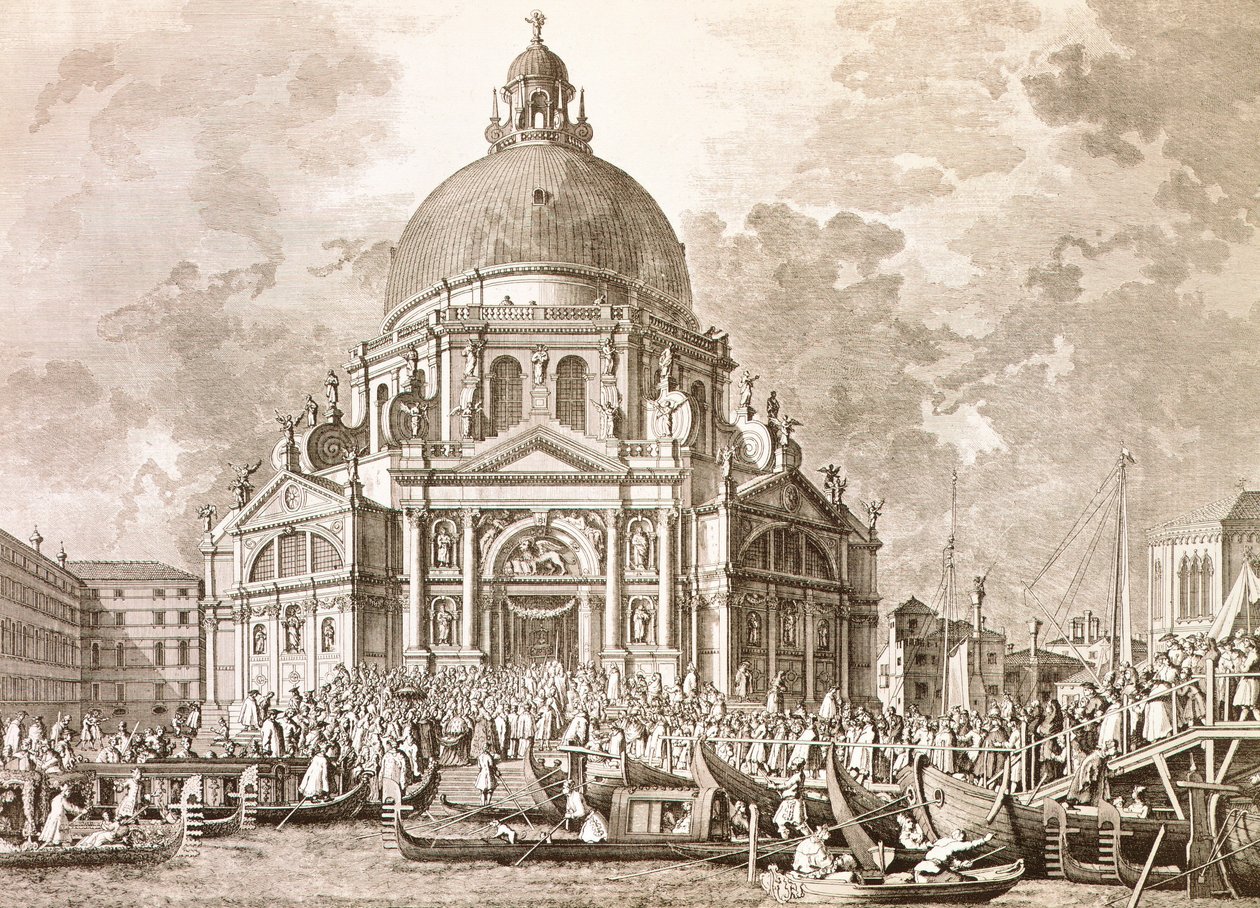 Festività ducali, Doge e Signoria di Venezia alla festa annuale della Madonna della Salute da Antonio (after) Canaletto