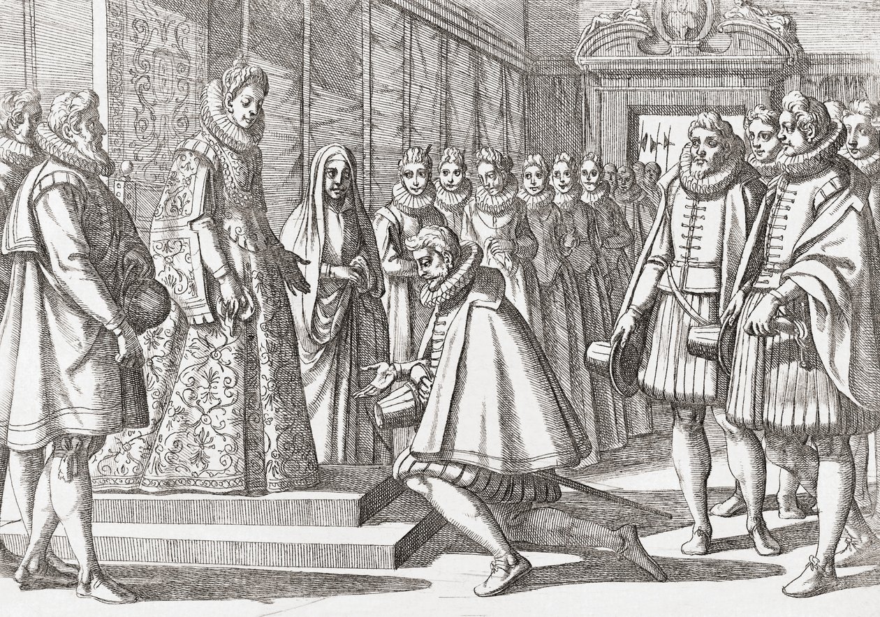 Filippo III, Re di Spagna davanti a Margherita d