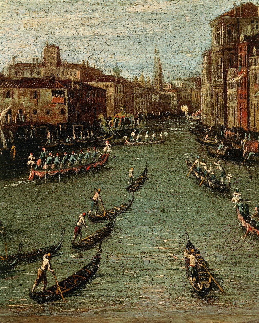 La Regata Storica: Gondole sul Canal Grande da Antonio (studio of) Canaletto