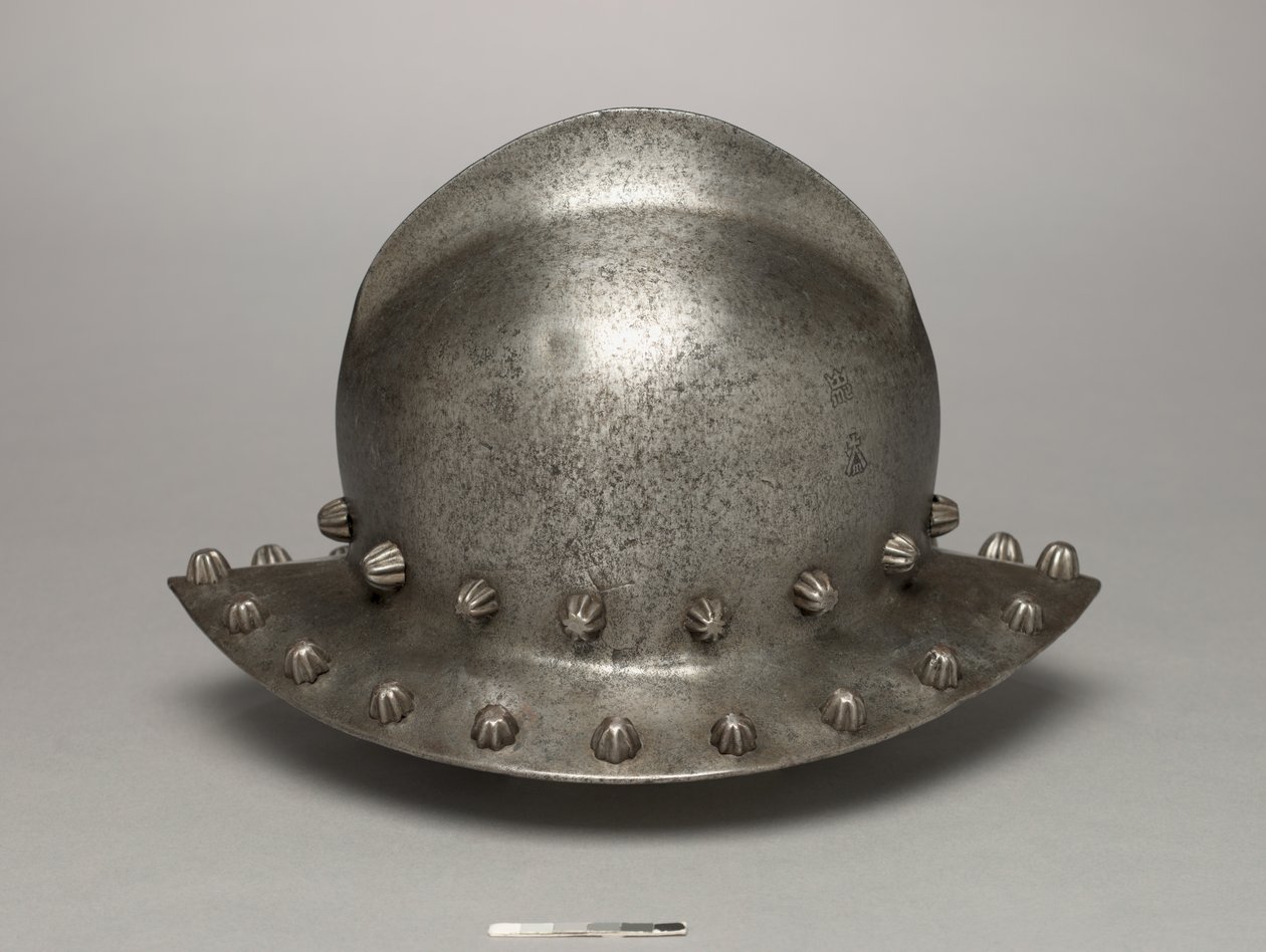 Cappello da guerra, o cappello da bollitore, c.1475-1500 da Antonio (workshop of) Missaglia